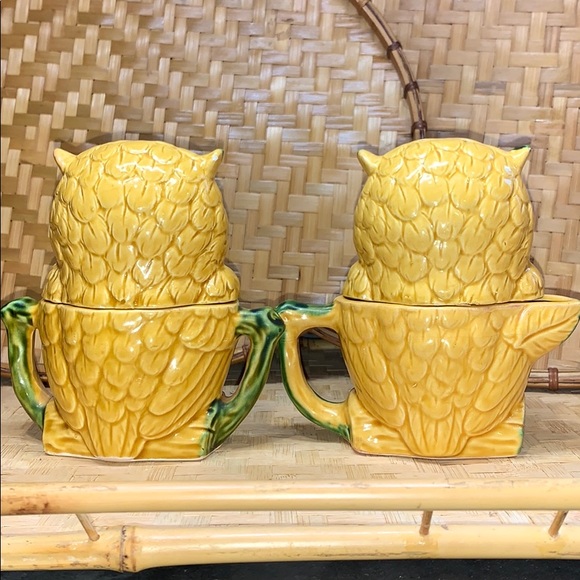 Vintage owls s&p/creamer/sugar bowl combo set - Picture 6 of 16